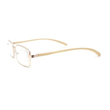 SA106 Classic Gold Metal Rim Reading Glasses +1.0