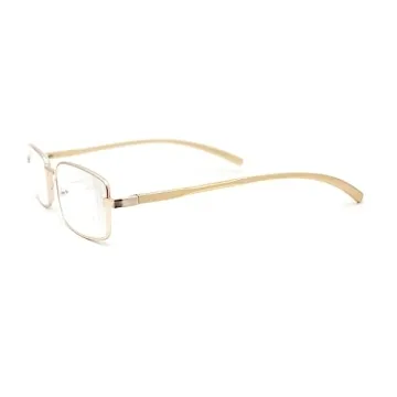SA106 Classic Gold Metal Rim Reading Glasses +1.0