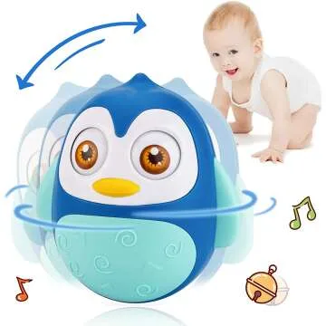 Roly Poly Baby Toys for 6-12 Months - Wobble & Play