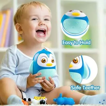 Roly Poly Baby Toys for 6-12 Months - Wobble & Play