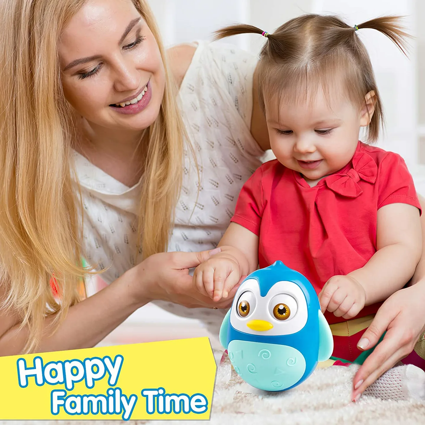 Roly Poly Baby Toys for 6-12 Months - Wobble & Play
