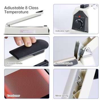 R-PACK Impulse Heat Sealer - Instant, Safe & Versatile Sealing