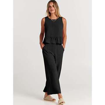 Chic Summer 2 Piece Outfit for Women | ANRABESS