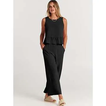 Chic Summer 2 Piece Outfit for Women | ANRABESS