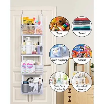 ULG Over Door Organizer with Large Pockets for Storage