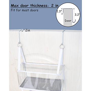 ULG Over Door Organizer with Large Pockets for Storage