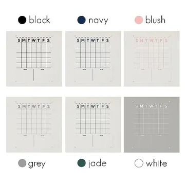Stylish Acrylic Wall Mounted Dry Erase Calendar