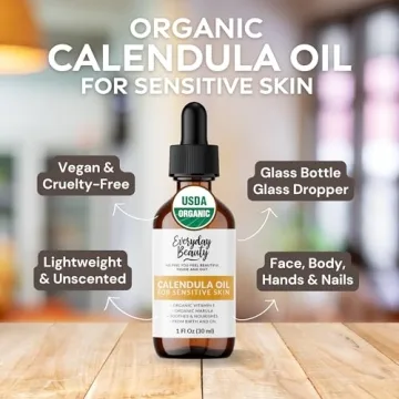 Organic Calendula Oil For Sensitive Skin - Nourishing Skincare
