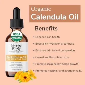 Organic Calendula Oil For Sensitive Skin - Nourishing Skincare