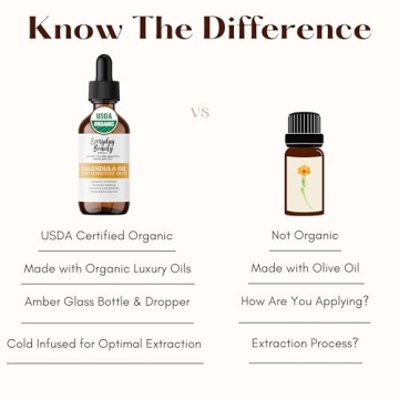 Organic Calendula Oil For Sensitive Skin - Nourishing Skincare