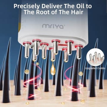 Mriya Electric Hair Oil Applicator Scalp Massager Growth