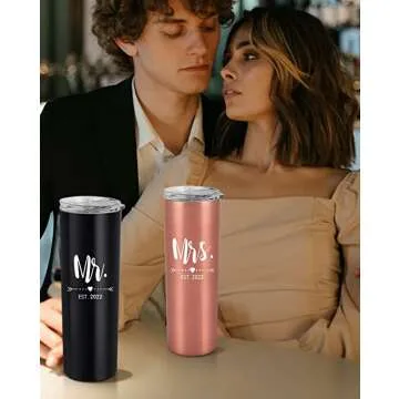 Engagement Anniversary Stainless Steel Tumbler Gift