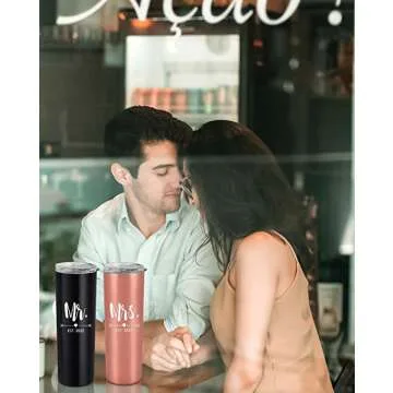 Engagement Anniversary Stainless Steel Tumbler Gift