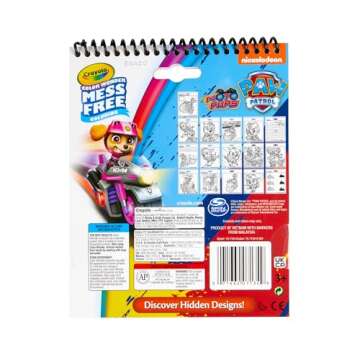 Crayola Color Wonder Paw Patrol Coloring Pages, Mess Free Coloring, Gift for Kids, Age 3, 4, 5, 6, Multi (75-7134)