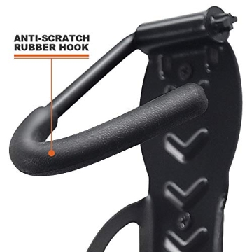 Heavy-Duty Wall-Mounted Bike Rack 2-Pack Space Saver