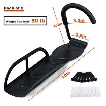 Heavy-Duty Wall-Mounted Bike Rack 2-Pack Space Saver