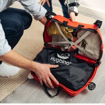 HUGBINO Toddler Travel Air Bed - Portable & Safe