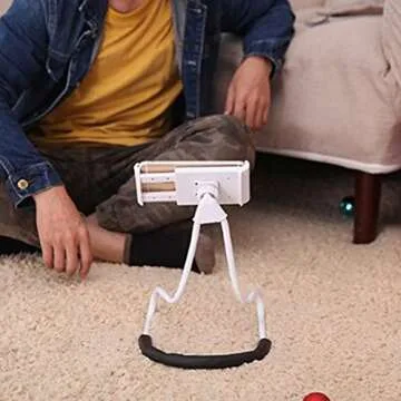 Cell Phone Holder, H-Come Flexible Mobile Phone Holder Chain Long Arm Lazy Bracket Cellphone Holder Stand, for Mobile Devices 3.5-6.5 inch ,Color Shipped Randomly(1-Pack)