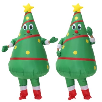 eLUUGIE Inflatable Christmas Tree Costume 2 Pack Fun