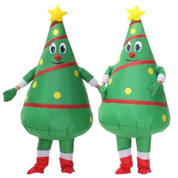 eLUUGIE Inflatable Christmas Tree Costume 2 Pack Fun