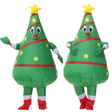 eLUUGIE Inflatable Christmas Tree Costume 2 Pack Fun