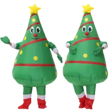 eLUUGIE Inflatable Christmas Tree Costume 2 Pack Fun