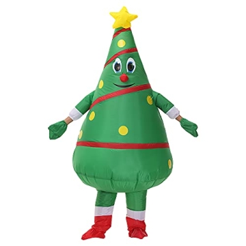 eLUUGIE Inflatable Christmas Tree Costume 2 Pack Fun