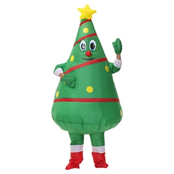eLUUGIE Inflatable Christmas Tree Costume 2 Pack Fun