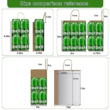 Toovip 90 Pack Kraft Paper Gift Bags - Versatile and Stylish