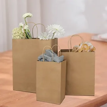 Toovip 90 Pack Kraft Paper Gift Bags - Versatile and Stylish