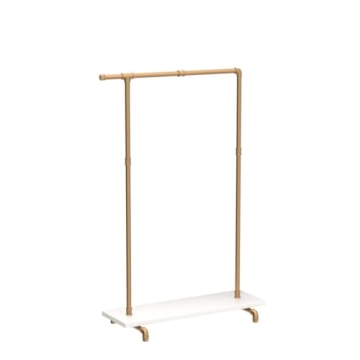 BOSURU Gold Pipe Clothing Rack for Boutique Display