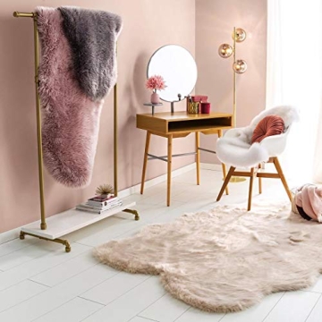 BOSURU Gold Pipe Clothing Rack for Boutique Display