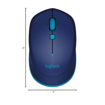 Logitech M535 Bluetooth Mouse in Stylish Blue