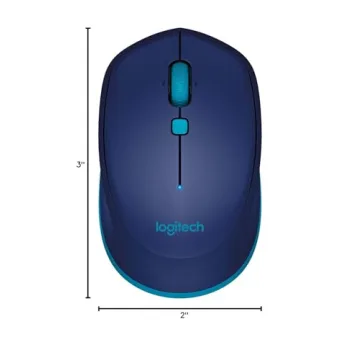 Logitech M535 Bluetooth Mouse in Stylish Blue