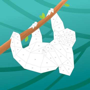 Paint by Sticker Kids Rainforest Animals Fun Activity Book