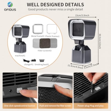 OFIDUS Portable Range Hood For Indoor BBQ & Camping