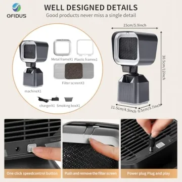 OFIDUS Portable Range Hood For Indoor BBQ & Camping