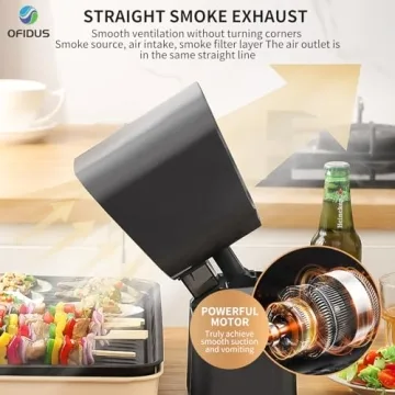 OFIDUS Portable Range Hood For Indoor BBQ & Camping