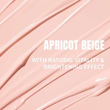 MOONSHOT Tone Up Fixer - Tinted Sunscreen Moisturizer -Super Adhesive Makeup Base with Apricot Beige Color – Skin Radiance Booster before Makeup, 1.01 fl.oz.