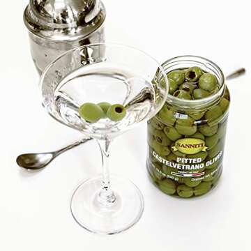 Sanniti Pitted Castelvetrano Olives - 19 Ounce Jar