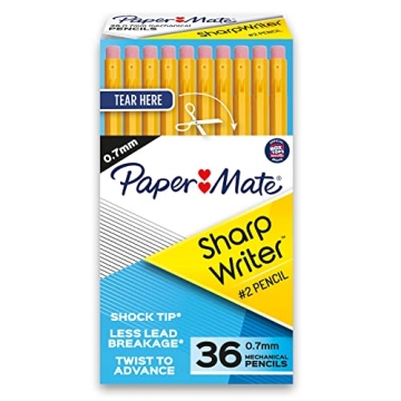 Paper Mate SharpWriter 0.7mm #2 Mechanical Pencils 36 Pack