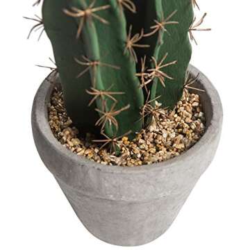 MyGift 36-Inch Artificial Cactus for Stylish Indoor Decor