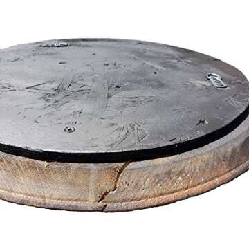 Rustic Whiskey Barrel Head for Home Bar Decor