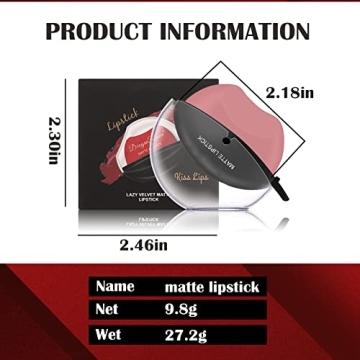 DAGEDA 3 Colors Matte Lipstick Set for Effortless Beauty