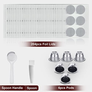 Didaey Reusable Espresso Capsules for Nespresso Machines