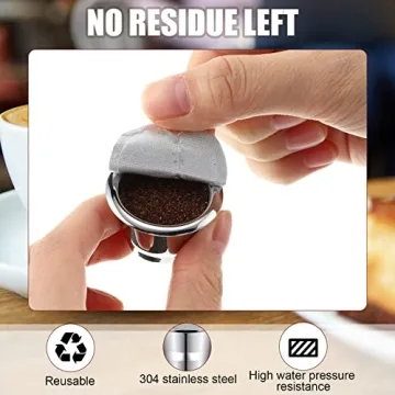 Didaey Reusable Espresso Capsules for Nespresso Machines