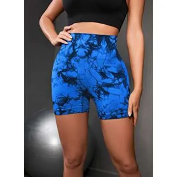 OVESPORT Workout Shorts for Women Scrunch Butt Lifting High Waisted Yoga Gym Seamless Booty Biker Shorts