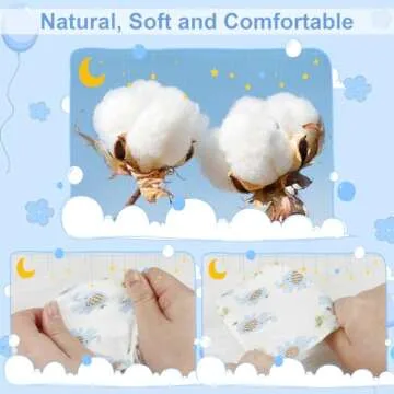 ONESING Baby Mittens - 16 Pairs Newborn Mittens, No Scratch, Warm for 0-6 Months Boys & Girls