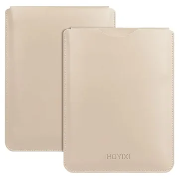 Stylish HoYiXi Universal Sleeve Case for 6.8" Kindle Paperwhite & More - Lightweight Protection - Wh...