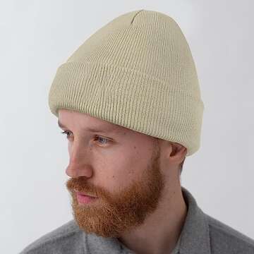 Zando Unisex Warm Winter Beanie Hats for Men and Women